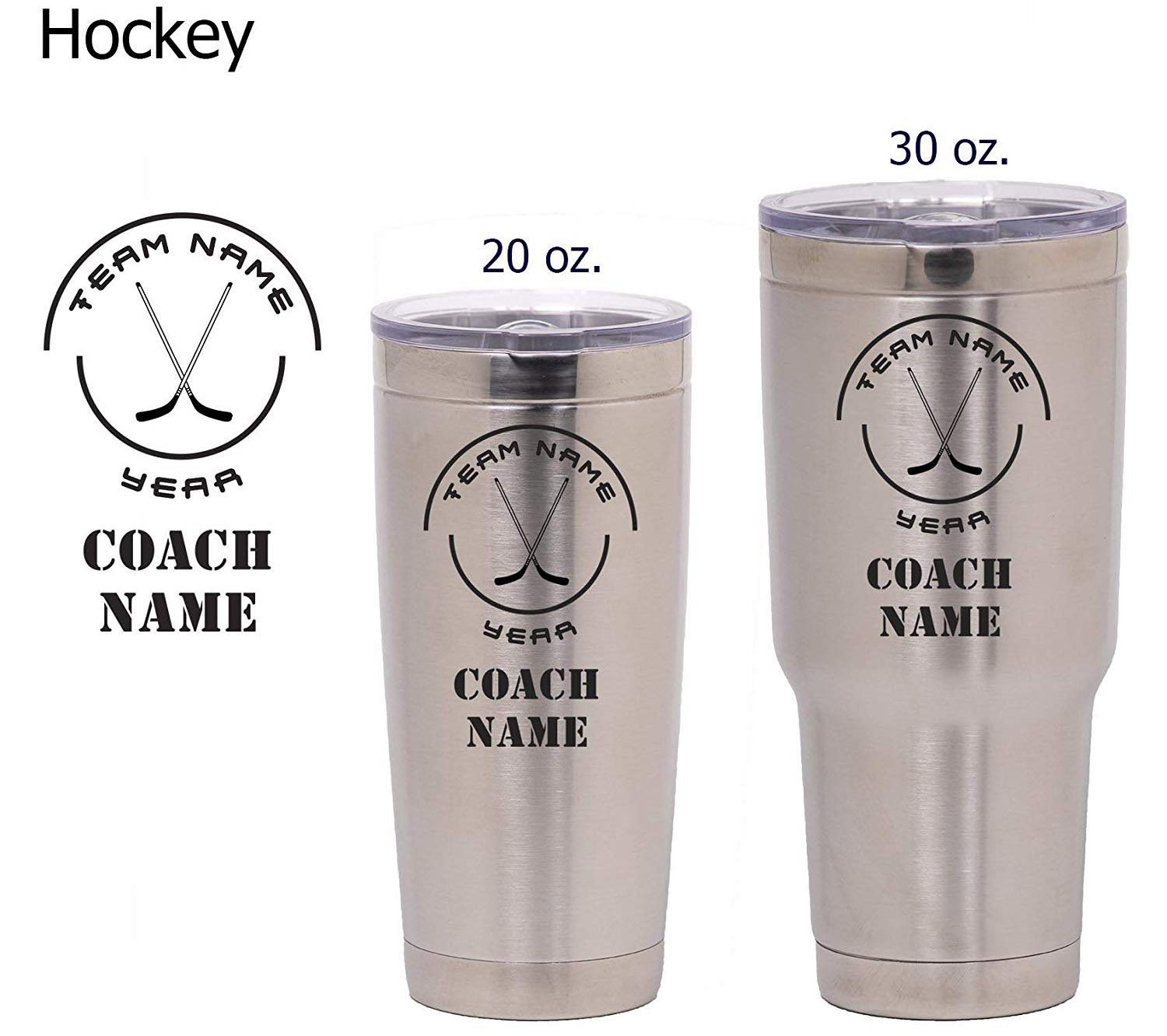Tumbler Gift For Hockey Coach
