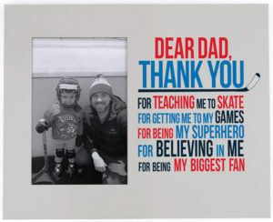 Hockey Dad Picture Frame