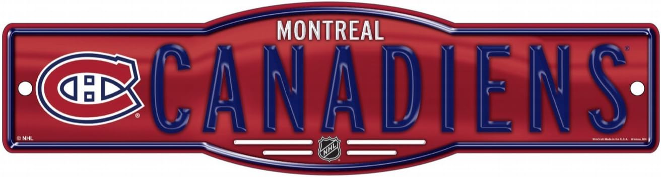 Montreal Canadiens Street Sign