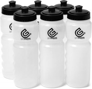 GetMovin Sports Squeeze Water Bottles