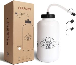 SolForis Bottles With Long Straw