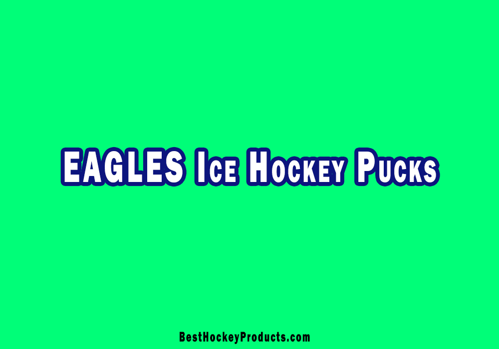 EAGLES 12 Pack Ice Hockey Pucks
