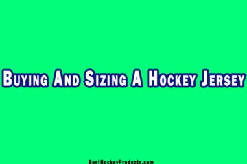 Buying And Sizing A Hockey Jersey