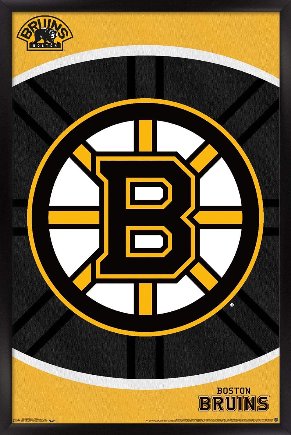 NHL Bruins-Logo Wall Poster