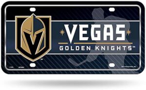 NHL VGK Metal License Plate Tag