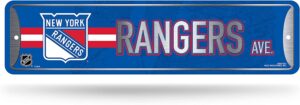 New York Rangers Decor Street Sign