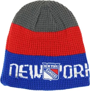 New York Rangers Waffle Knit Hat