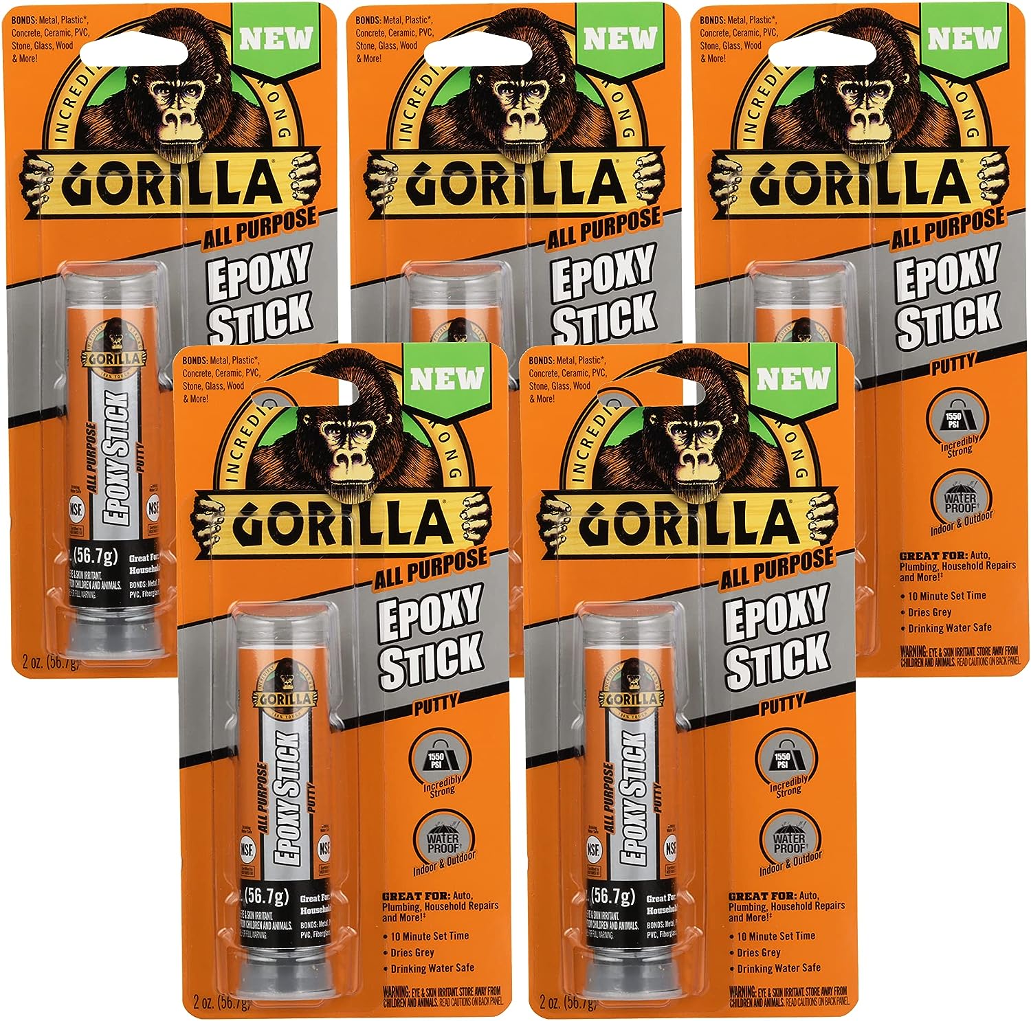 Gorilla All Purpose Epoxy Putty Kit